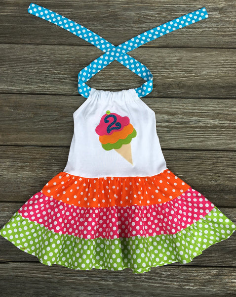 Ice Cream Social Birthday Dress Ice Cream Social Boutique Girl Tw