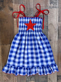 4th Of July Plaid Dress