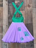 Mermaid Girl Twirl Dress