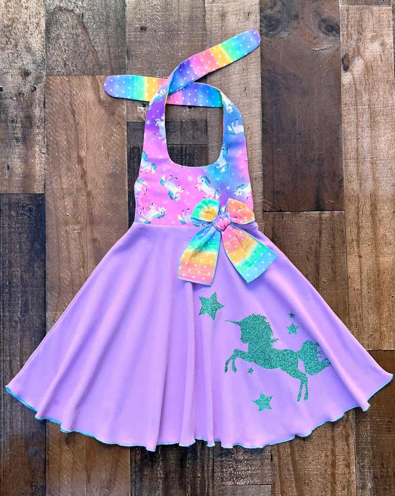 Unicorn Sparkle Twirl Dress  Unicorn Girl Outfits & Dresses Fo