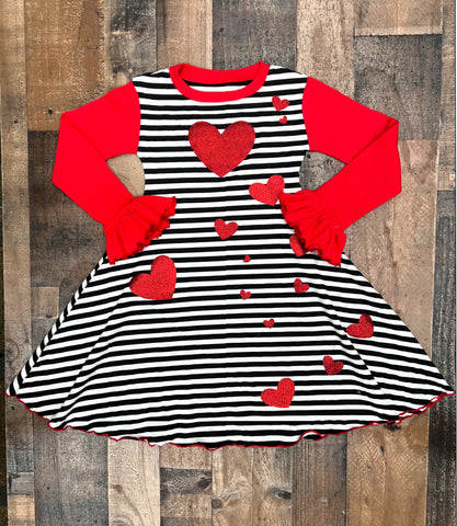 Valentines Day Red Heart Dress