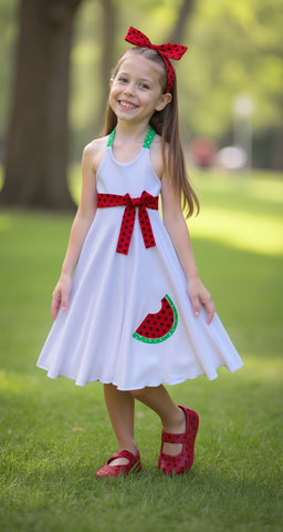 Little Girl Watermelon Dress