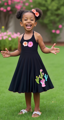 Cactus Little Girl Dress