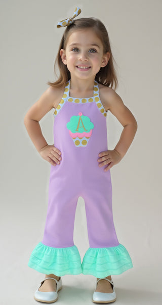 Cupcake Romper Girl Outfit 
