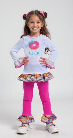 Donut Birthday Girl Outfit 