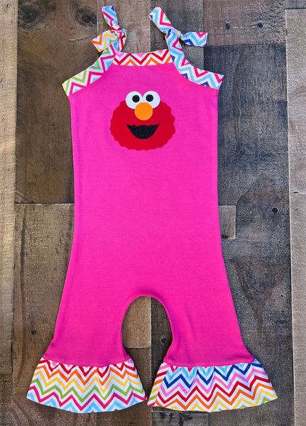 Elmo Romper Sesame Street Outfit 
