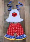 Elmo Sesame Street Girl Outfit 
