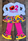 Elmo Birthday Girl Outfit 