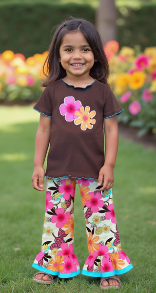 Hawaiian Tropical Hibiscus Outfit 
