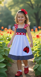 Ladybug Polka Dot Dress