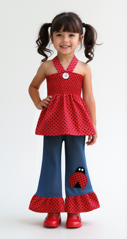 Ladybug Little Girl Outfit 