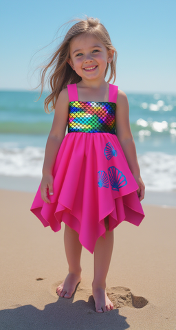 Mermaid Seashell Dress 
