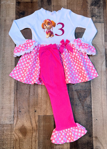 Paw Patrol Birthday Girl Outfit 