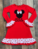 Personalized Minnie Mouse Dress
