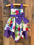 Purple Hawaiian Girl Dress