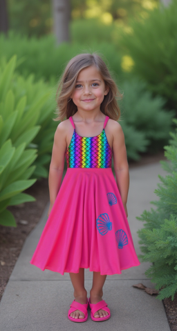 Rainbow Mermaid Dress