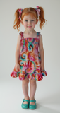 Little Girl Tie Dye Dress