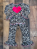 Valentines Day Leopard Print Outfit 
