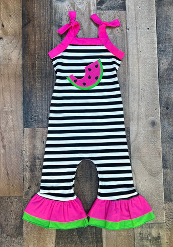 Watermelon Girl Romper