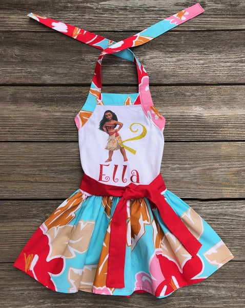 Moana Birthday Girl Dress